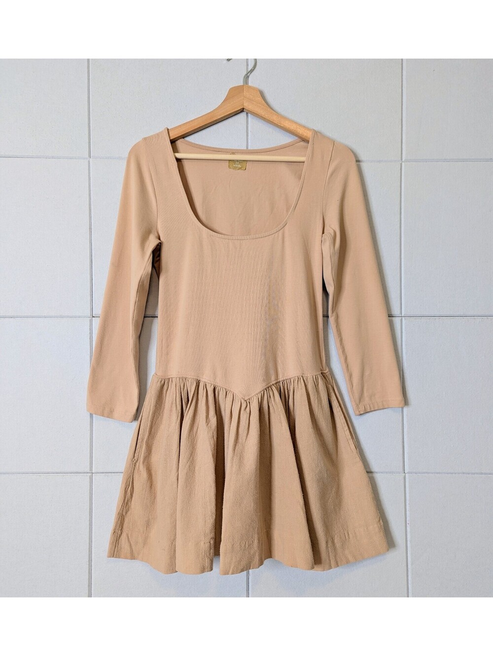 Free People Onda balletcore drop waist mini dress